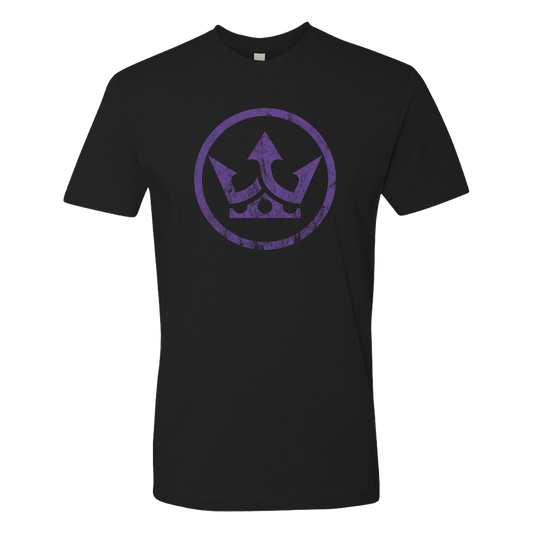 Purple Heavy is the Crown T-Shirt (Black)