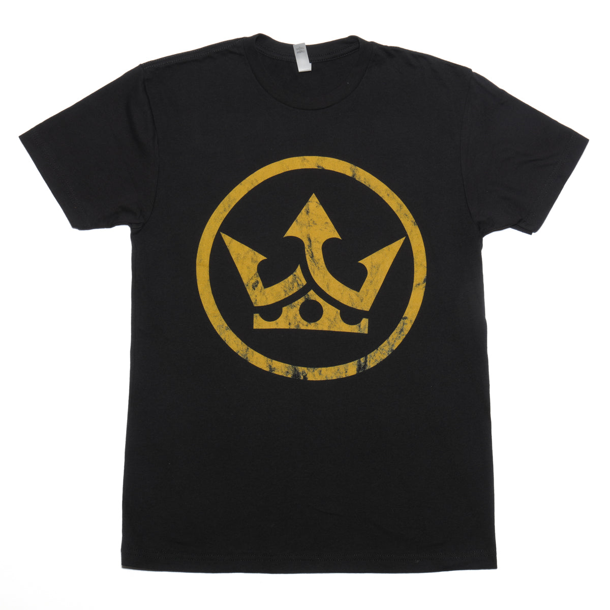 Yellow Crown Logo T-Shirt (Black)